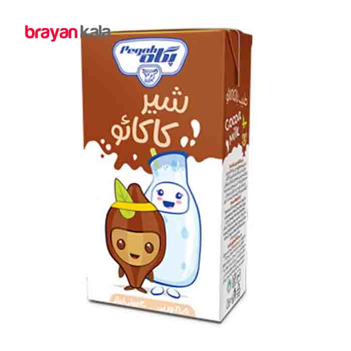 عکس اصلی شیرکاکائو 200 میلی لیتری پگاه
